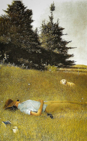 Distant Thunder 1980 HS Limited Edition Print - Andrew Wyeth