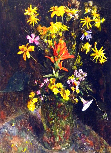 Wild Flowers From the Hills 1981 HS Limited Edition Print by Henriette Wyeth