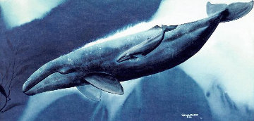 Humpback Whale Family 1984 Limited Edition Print - Robert Wyland