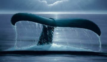 Whale Sighting 1994 Limited Edition Print - Robert Wyland Whale Sighting 1994 Limited Edition Print - Robert Wyland