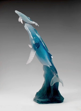 First Breath Acrylic Sculpture 1992 35 in Sculpture - Robert Wyland