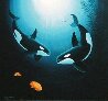 In the Company of Orcas Limited Edition Print by Robert Wyland - 2