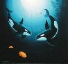 In the Company of Orcas Limited Edition Print by Robert Wyland - 1