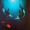 In the Company of Orcas Limited Edition Print by Robert Wyland - 0