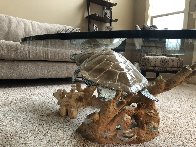 Turtle Reef Bronze Coffee Table 1998 41 In By Robert Wyland