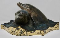 Dolphin Love #79 Bronze Sculpture 1992 20  in Sculpture by Robert Wyland - 9