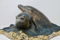 Dolphin Love #79 Bronze Sculpture 1992 20  in Sculpture by Robert Wyland - 10