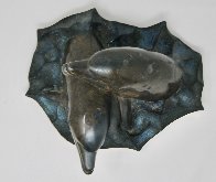 Dolphin Love #79 Bronze Sculpture 1992 20  in Sculpture by Robert Wyland - 13
