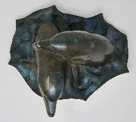 Dolphin Love #79 Bronze Sculpture 1992 20  in Sculpture by Robert Wyland - 18