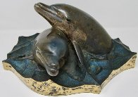 Dolphin Love #79 Bronze Sculpture 1992 20  in Sculpture by Robert Wyland - 22