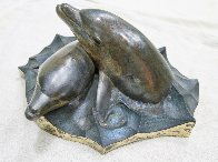 Dolphin Love #79 Bronze Sculpture 1992 20  in Sculpture by Robert Wyland - 12