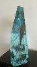 Dolphin Circle of Life Acrylic Sculpture 15 in Sculpture by Robert Wyland - 1