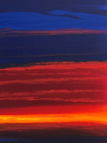 Warm Seas 2011 55x31  Huge Original Painting - Robert Wyland