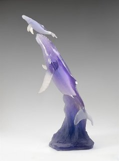 First Breath Acrylic Sculpture 1992 34 in Sculpture - Robert Wyland First Breath Acrylic Sculpture 1992 34 in Sculpture - Robert Wyland