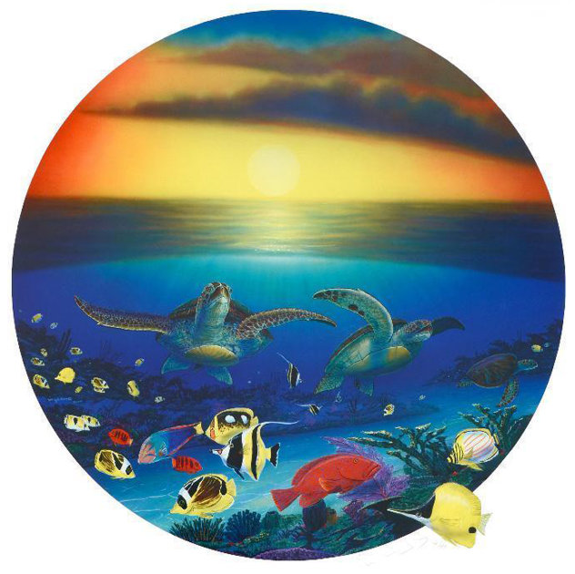Sea Turtle Reef 2003 Limited Edition Print by Robert Wyland