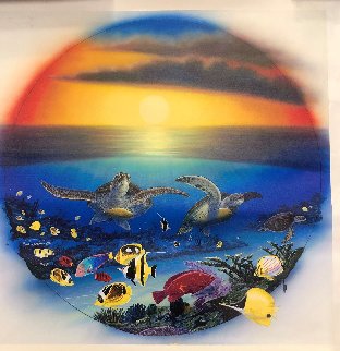 Sea Turtle Reef 2003 Limited Edition Print - Robert Wyland Sea Turtle Reef 2003 Limited Edition Print - Robert Wyland