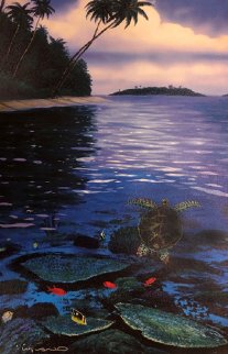 Two Worlds of Paradise 2006 Limited Edition Print - Robert Wyland