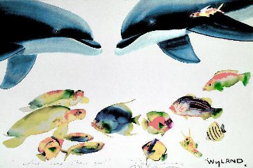 Who Invited These Guys? 1992 Limited Edition Print - Robert Wyland Who Invited These Guys? 1992 Limited Edition Print - Robert Wyland