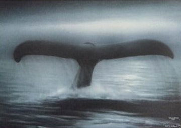 Tails of Great Whales 1989 Limited Edition Print - Robert Wyland Tails of Great Whales 1989 Limited Edition Print - Robert Wyland