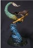 Mermaid Below, Bronze Sculpture 2015 20 in Sculpture by Robert Wyland - 0