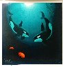 In the Company of  Orcas 2000 Limited Edition Print by Robert Wyland - 1