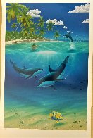 Dreaming of Paradise Colaboration With Dan Mackin 2000 Limited Edition Print by Robert Wyland - 1 Dreaming of Paradise Colaboration With Dan Mackin 2000 Limited Edition Print by Robert Wyland - 1