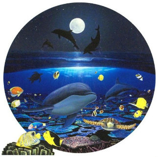 Moonlight Celebration 2004 Limited Edition Print - Robert Wyland Moonlight Celebration 2004 Limited Edition Print - Robert Wyland