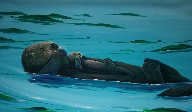 Sea Otter Seas 2006 Limited Edition Print by Robert Wyland