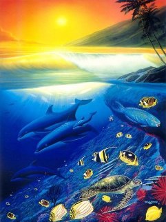 Pacific Paradise 1994 Limited Edition Print - Robert Wyland Pacific Paradise 1994 Limited Edition Print - Robert Wyland