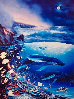 Kauai Moon Limited Edition Print - Robert Wyland Kauai Moon Limited Edition Print - Robert Wyland