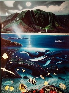 Hanalei Bay Limited Edition Print - Robert Wyland Hanalei Bay Limited Edition Print - Robert Wyland