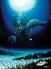 Manatee Visit 2014 - Florida Limited Edition Print by Robert Wyland - 0