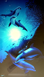 Underwater AP 1994 Limited Edition Print - Robert Wyland Underwater AP 1994 Limited Edition Print - Robert Wyland
