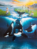 Keikos Dream 1996 - Jim Warren Collaboration Limited Edition Print by Robert Wyland - 0