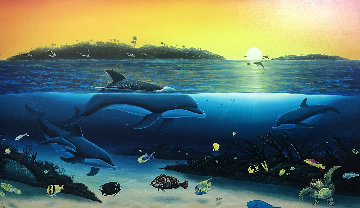 Warm Tropical Waters 2002 Limited Edition Print - Robert Wyland Warm Tropical Waters 2002 Limited Edition Print - Robert Wyland
