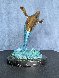 Humpback Breaching Bronze Sculpture 1991 9 in Sculpture by Robert Wyland - 3