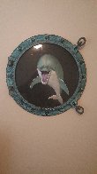 Dolphin Smile Porthole Wall Sculpture 1999 24 in Sculpture by Robert Wyland - 3