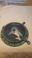 Dolphin Smile Porthole Wall Sculpture 1999 24 in Sculpture by Robert Wyland - 6