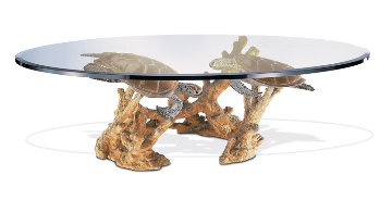 Turtle Reef Bronze Table 2014 36 in Sculpture by Robert Wyland