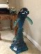 Dolphin Encounter Acrylic Sculpture AP 1994 36 in Sculpture by Robert Wyland - 3
