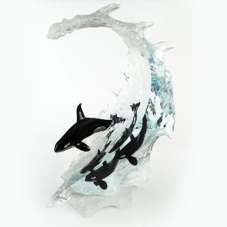 Orca Sea Acrylic Sculpture AP 2006 22 in Sculpture - Robert Wyland Orca Sea Acrylic Sculpture AP 2006 22 in Sculpture - Robert Wyland