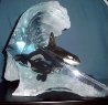 Orca Riders 30th Anniversary Acrylic Sculpture AP 2008 14 in Sculpture by Robert Wyland - 2