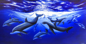 Sea of Tranquility AP 2011 Embellished Limited Edition Print - Robert Wyland Sea of Tranquility AP 2011 Embellished Limited Edition Print - Robert Wyland