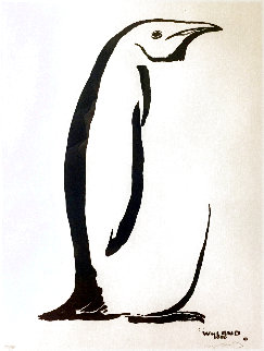 Penguin 1990 Limited Edition Print - Robert Wyland Penguin 1990 Limited Edition Print - Robert Wyland