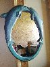 Dolphin Romance Bronze Mirror 1997 27 in Sculpture by Robert Wyland - 1