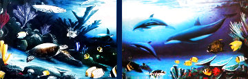 Living Reef Diptych Limited Edition Print - Robert Wyland Living Reef Diptych Limited Edition Print - Robert Wyland