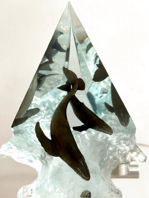 Light of Humpbacks Sculpture 2007 11 in Sculpture by Robert Wyland