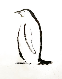 Penguin 2005 44x37 Original Painting - Robert Wyland