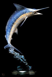 Large Marlin Bronze Scuplture AP 1993 67 in Sculpture - Robert Wyland Large Marlin Bronze Scuplture AP 1993 67 in Sculpture - Robert Wyland
