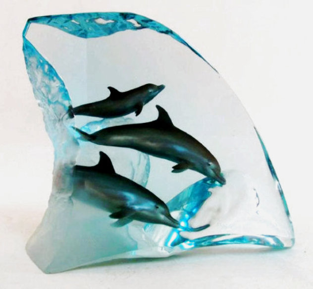 Dolphin Tribe 1999 AP 13 in Sculpture by Robert Wyland